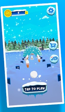 #4. Snowball Adventures (Android) By: Virtual Illusions