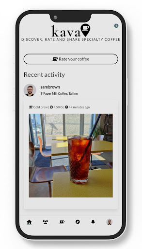 Android application Kava: Specialty Coffee App screenshort