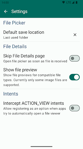 Save Locally: Share2Storage Screen 2