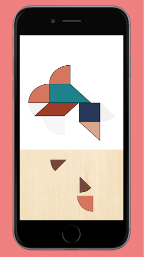 Android application Polygrams Tangram Puzzles screenshort