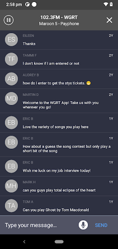 102.3FM - WGRT Screen 3