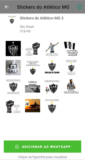 Sticker Engraçados Atlético-MG Screen 3