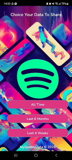 My Spotify Data Screen 2