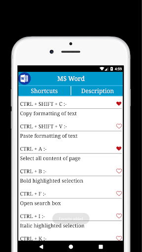 Computer Shortcut Keys Screen 3