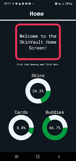 Android application SkinVault: Valorant screenshort