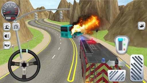 Modern Fire Truck Simulator 3D Screen 3