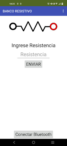 Android application Banco Resistivo screenshort