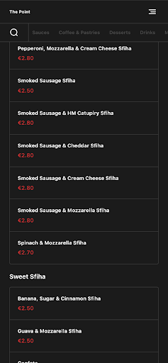 The Point Pizza Screen 3
