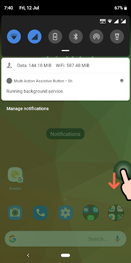 Assistive Navigation Gestures Screen 3