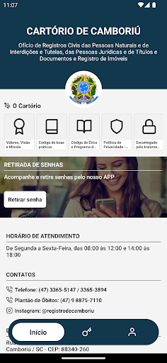 Android application Registro de Camboriú screenshort