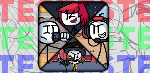 Stickmin Distraction Dance! but FNF Character Test cover