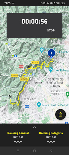 Android application OTR - Open Trail Races screenshort