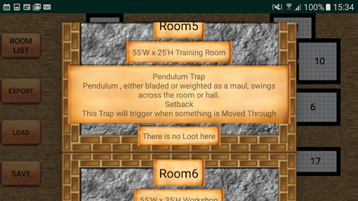 Random Dungeon Creator Screen 3