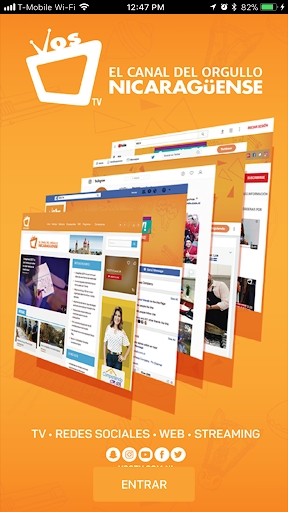 Android application VosTV screenshort