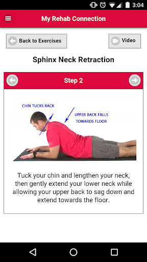 My Rehab Connection Screen 3