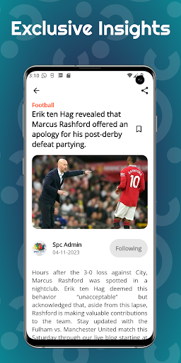Sports Caster News & Updates Screen 3