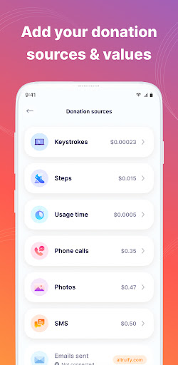 Altruify Screen 2