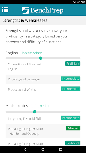 BenchPrep Companion Screen 2