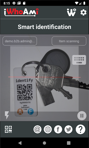 Android application W-Codes Reader screenshort