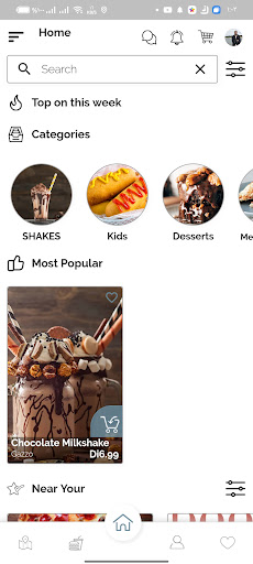 Foodely - DRAFT Screen 2