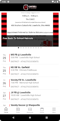 Android application Campbell City Schools screenshort