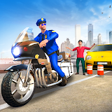 US Police Motorcycle Chase : New Bike Games 2021 icon