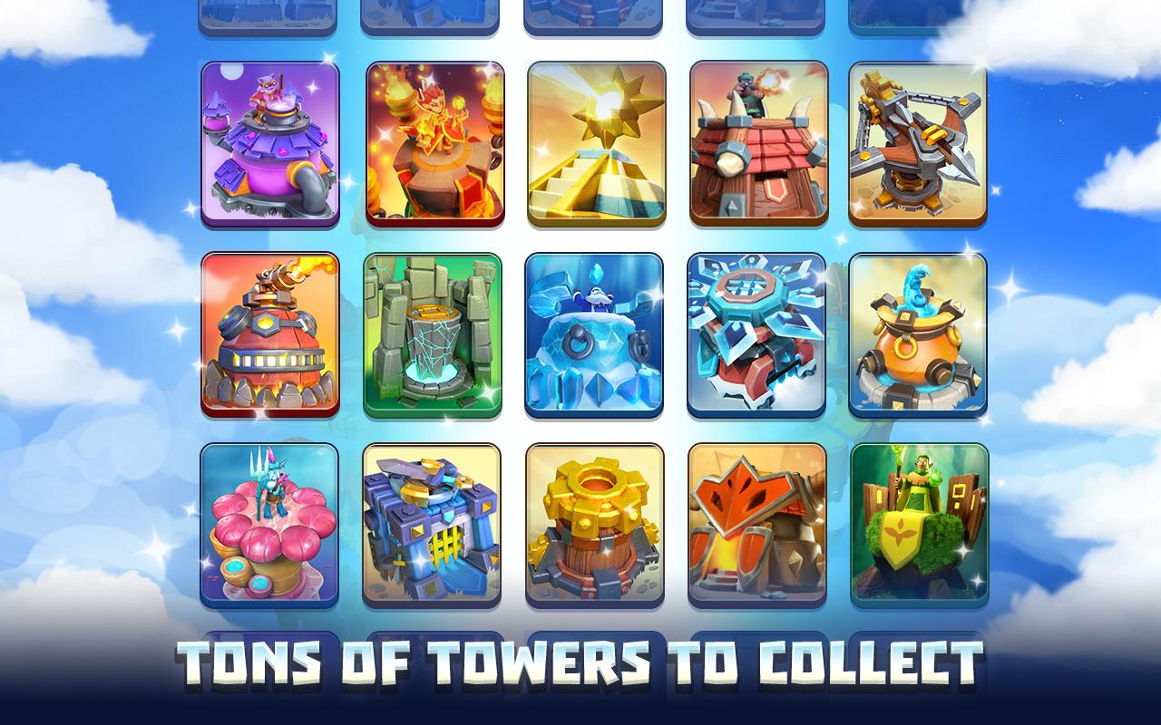 Wild Sky TD: Tower Defense Legends in Sky Kingdom  (Mod)