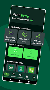 AOK Bonus-App Screenshot