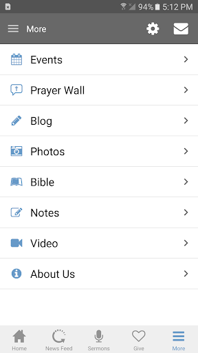 Southwest Baptist Church App Screen 3