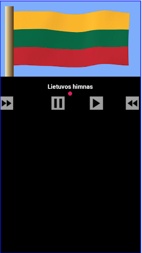Android application Anthem of Lithuania screenshort