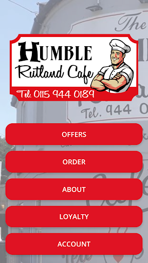 Android application Humble Rutland Cafe screenshort