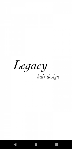 Android application Legacy hair design screenshort