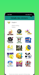 Stickers of Morning and Evening 1 APK + Mod (Free purchase) for Android