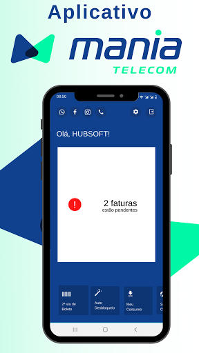 Android application MANIA TELECOM screenshort