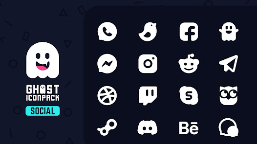 Ghost IconPack Mod APK 2.7 (Optimized) Gallery 6