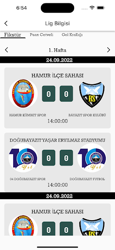 Amatör Lig Screen 2