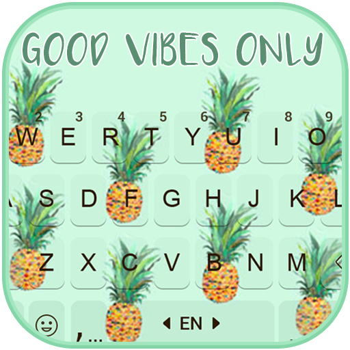 Pineapple Vibe Keyboard Theme Download on Windows