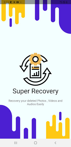 Android application Super Recovery screenshort