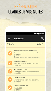 Bloc-notes – Notes et listes – Applications sur Google Play