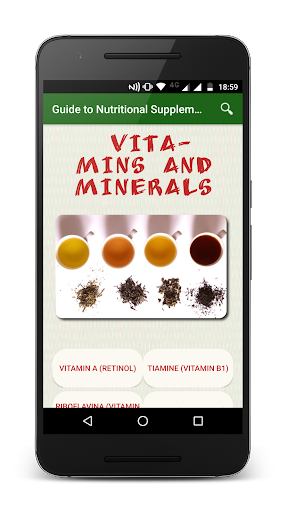 Nutritional Supplements Guide Screen 3