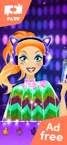 Makeup girls star dress up - Screenshot 2