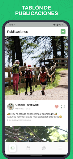 Android application CampApp Control de Campamentos screenshort