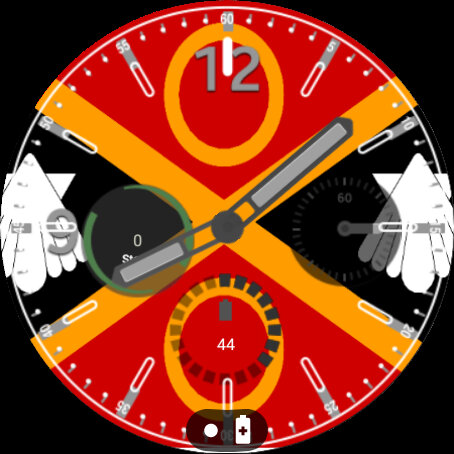 Makhanda Flag Watchface Screen 2