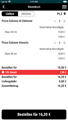 Pizzeria Margherita Screen 2