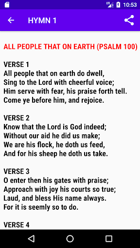 Catholic Hymn Book Screen 3