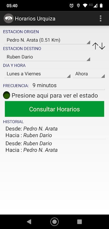 Horarios Urquiza - 1.7.1 - (Android)