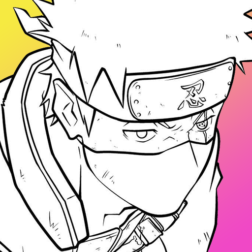 Image result for Naruto Kakashi coloring page  Naruto drawings, Anime  lineart, Naruto drawings easy