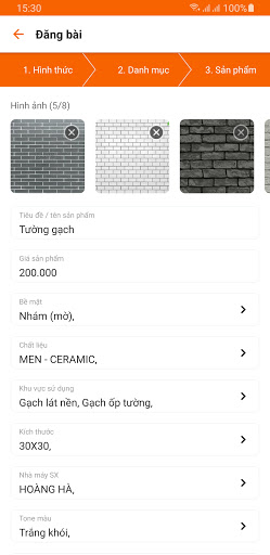 Takamart vật liệu xây dựng Screen 3