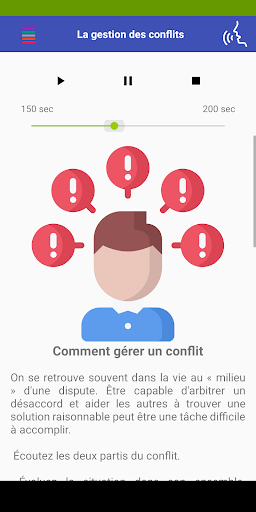 Aperçu de l'application