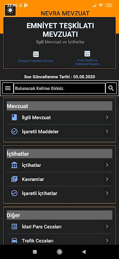 Emniyet Teşkilatı Mevzuatı Screen 2